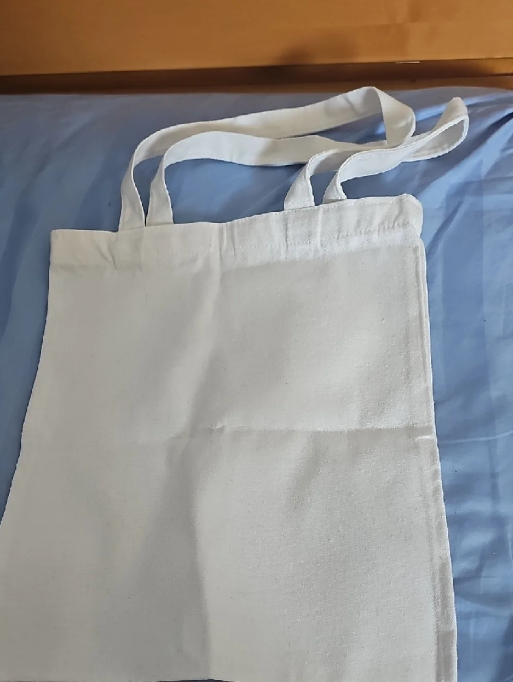 Canvas Cat Tote Bag - White with Brown Cat Print BRAND NEW